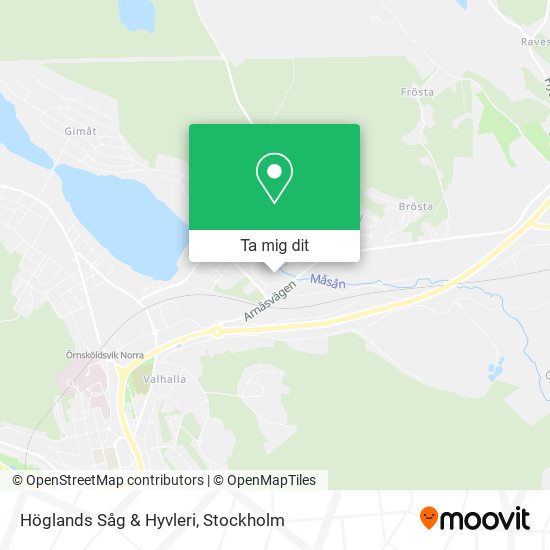 Höglands Såg & Hyvleri karta