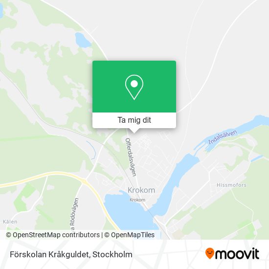 Förskolan Kråkguldet karta
