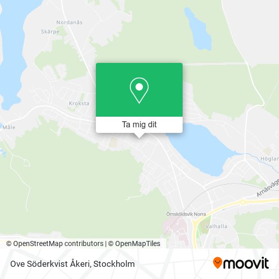 Ove Söderkvist Åkeri karta