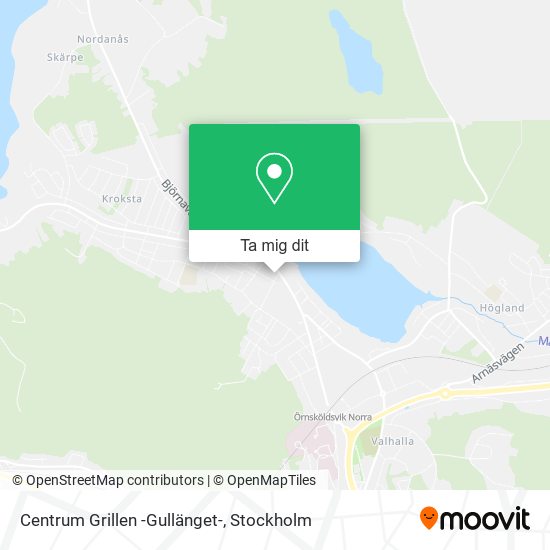 Centrum Grillen -Gullänget- karta