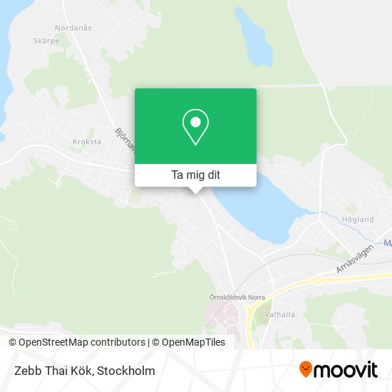 Zebb Thai Kök karta