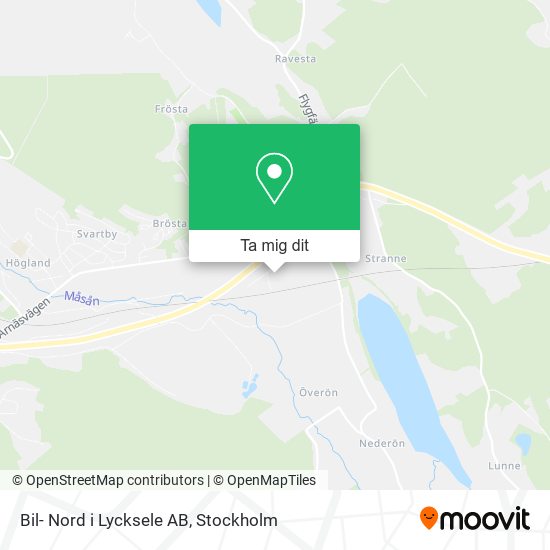 Bil- Nord i Lycksele AB karta