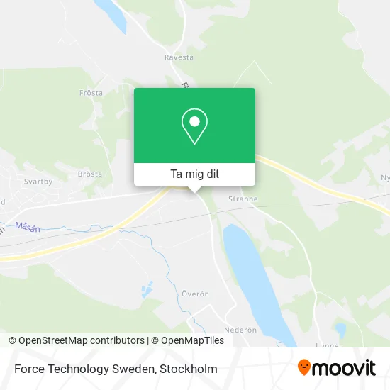 Force Technology Sweden karta