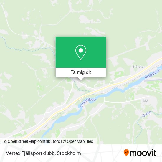 Vertex Fjällsportklubb karta