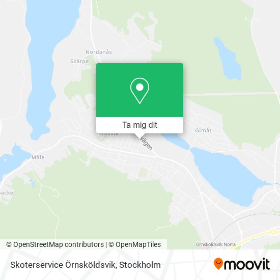 Skoterservice Örnsköldsvik karta