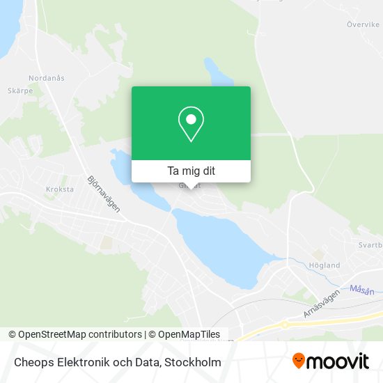 Cheops Elektronik och Data karta