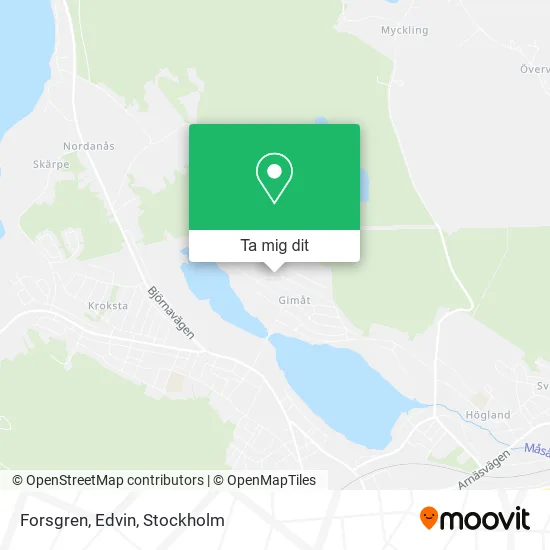 Forsgren, Edvin karta