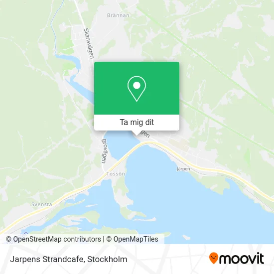 Jarpens Strandcafe karta