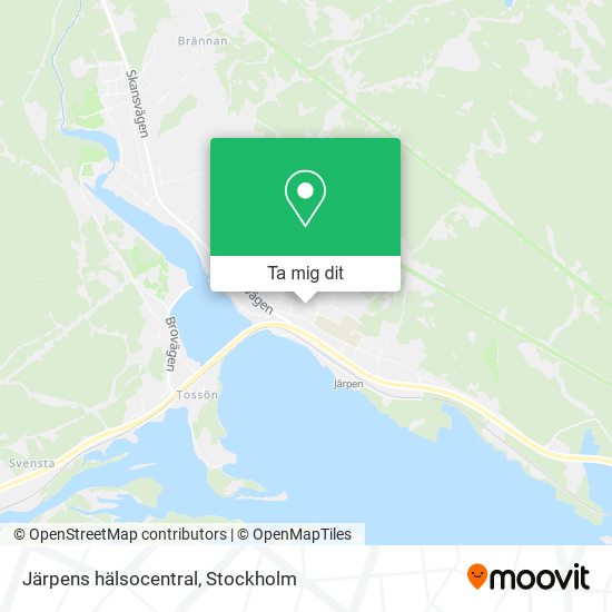 Järpens hälsocentral karta