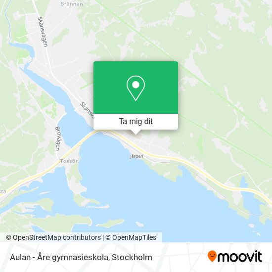 Aulan - Åre gymnasieskola karta
