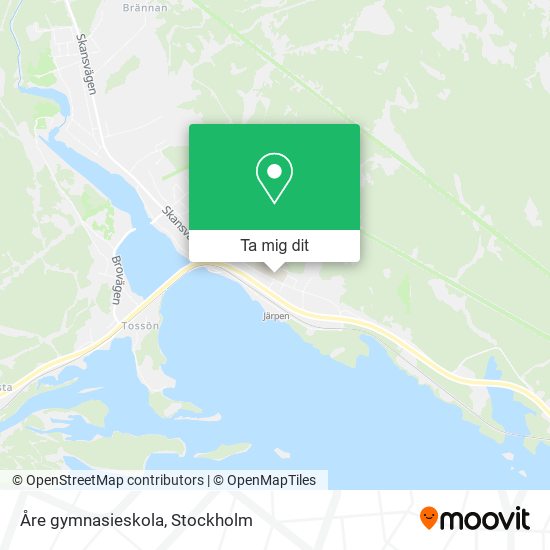 Åre gymnasieskola karta