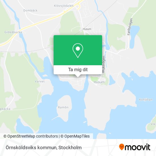 Örnsköldsviks kommun karta