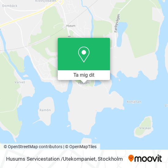 Husums Servicestation /Utekompaniet karta
