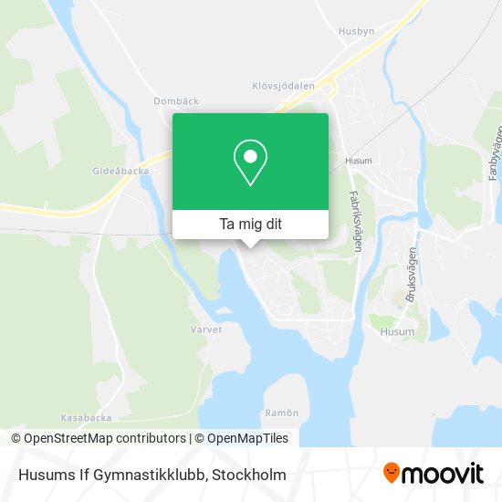 Husums If Gymnastikklubb karta