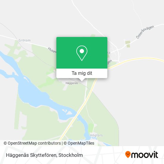 Häggenås Skyttefören karta