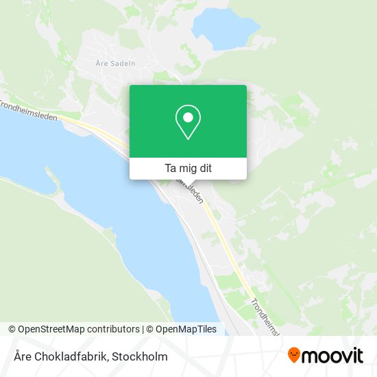 Åre Chokladfabrik karta