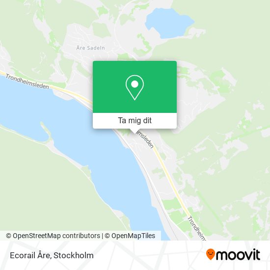 Ecorail Åre karta