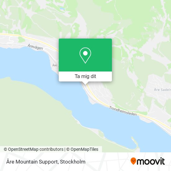 Åre Mountain Support karta