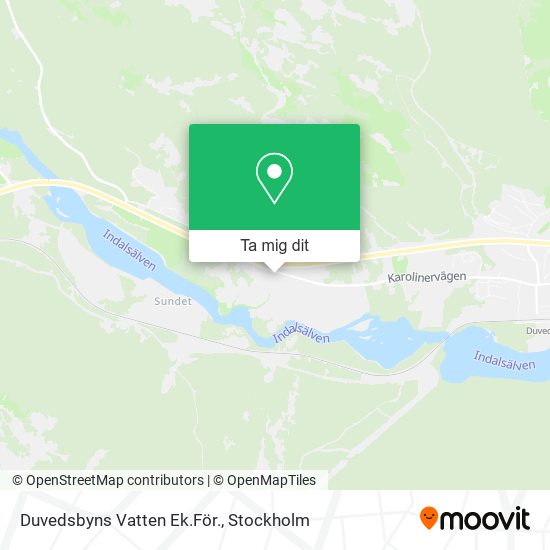 Duvedsbyns Vatten Ek.För. karta