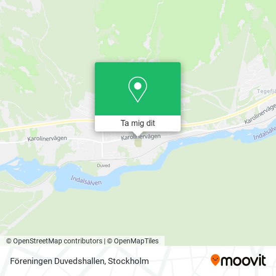 Föreningen Duvedshallen karta