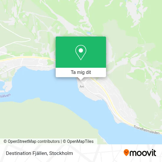 Destination Fjällen karta