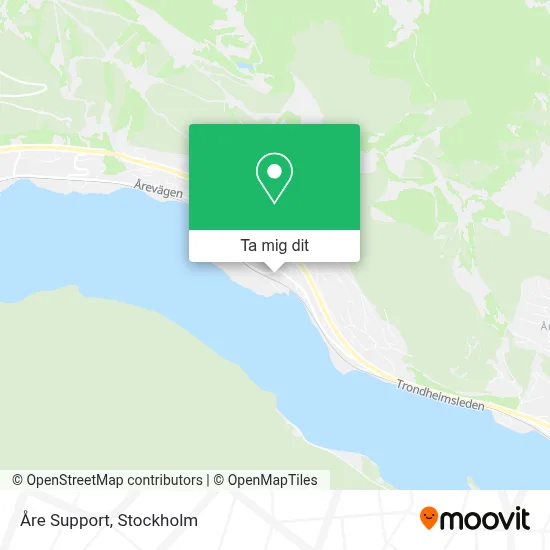Åre Support karta