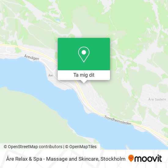 Åre Relax & Spa - Massage and Skincare karta