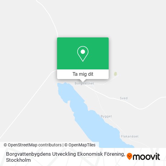 Borgvattenbygdens Utveckling Ekonomisk Förening karta