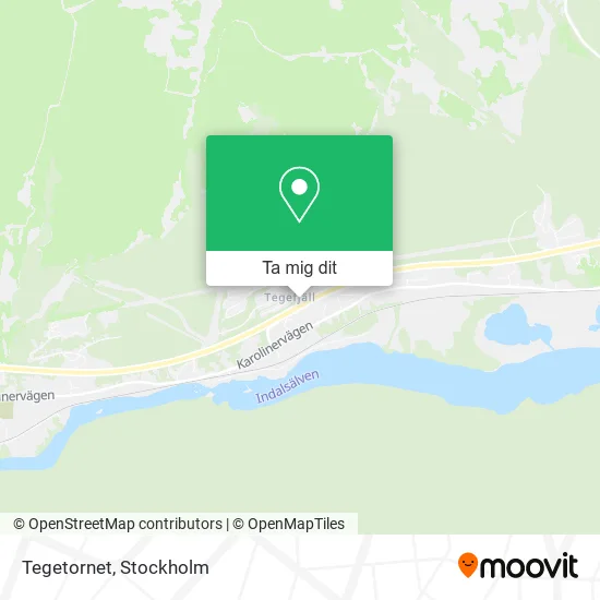 Tegetornet karta