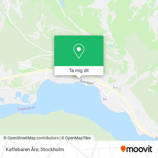 Kaffebaren Åre karta