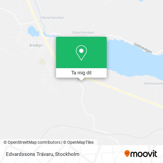 Edvardssons Trävaru karta