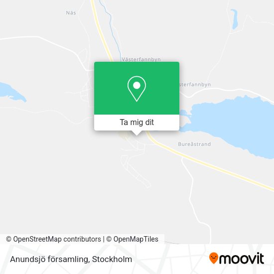 Anundsjö församling karta