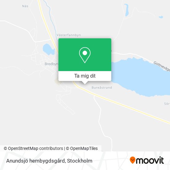 Anundsjö hembygdsgård karta