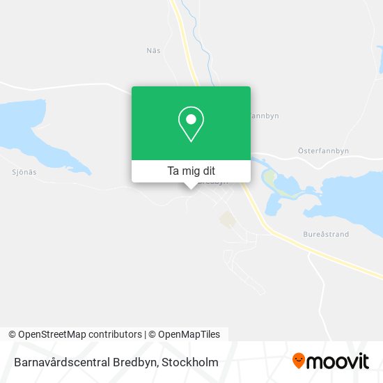 Barnavårdscentral Bredbyn karta