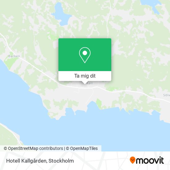 Hotell Kallgården karta
