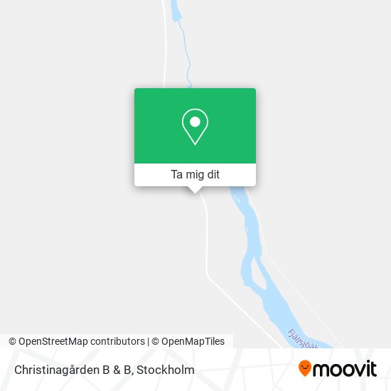 Christinagården B & B karta