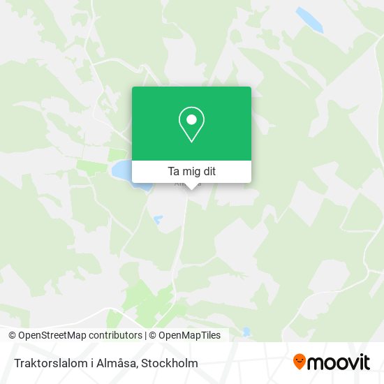 Traktorslalom i Almåsa karta