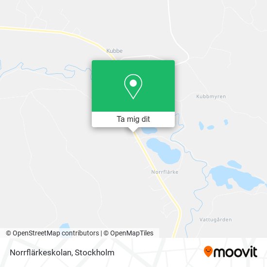Norrflärkeskolan karta
