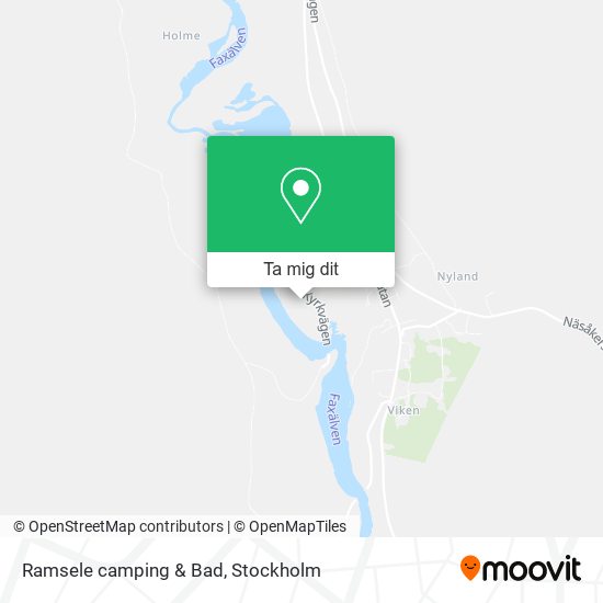 Ramsele camping & Bad karta