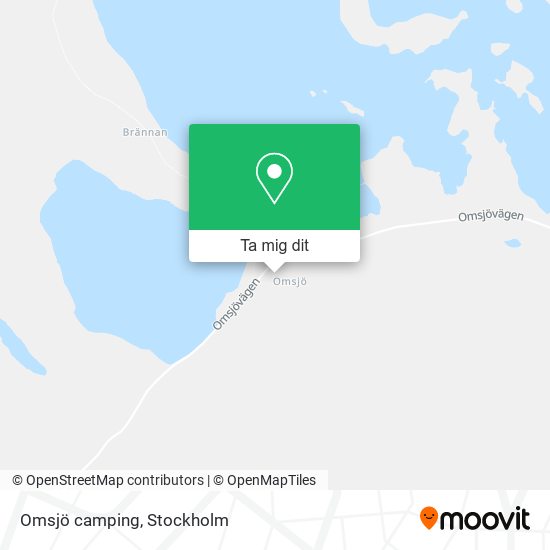 Omsjö camping karta