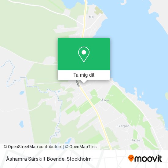 Åshamra Särskilt Boende karta