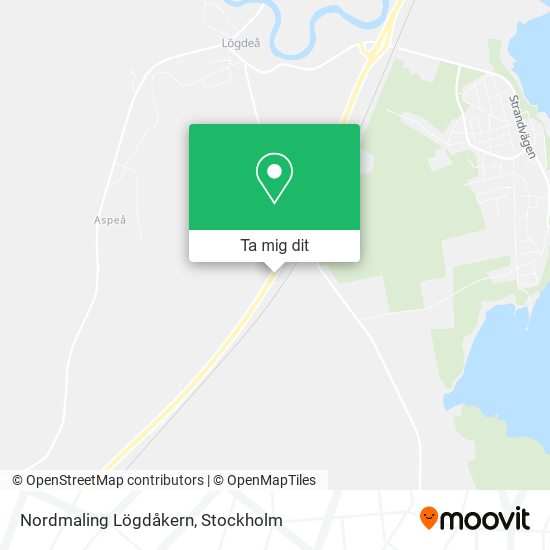 Nordmaling Lögdåkern karta