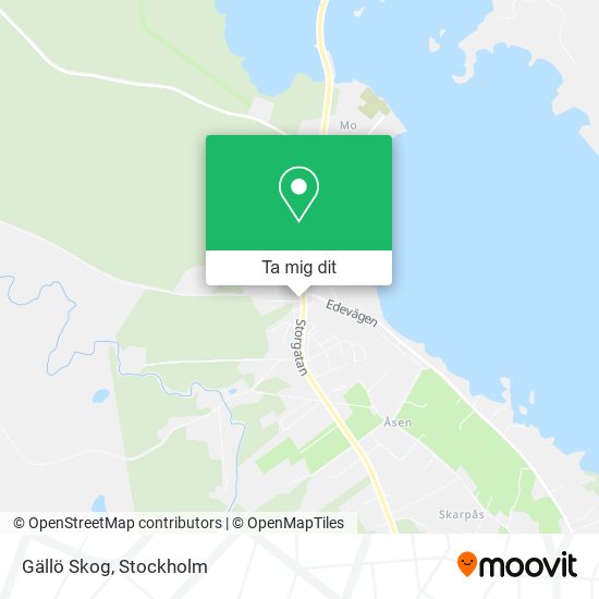 Gällö Skog karta