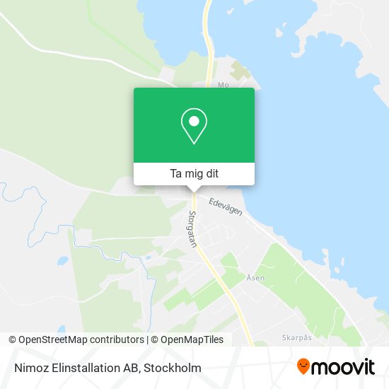Nimoz Elinstallation AB karta