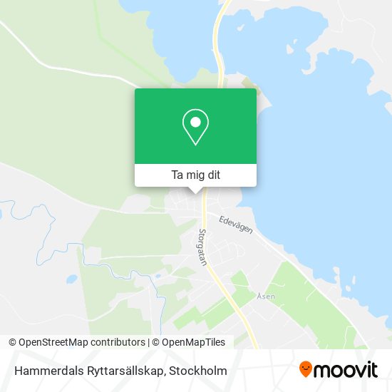 Hammerdals Ryttarsällskap karta