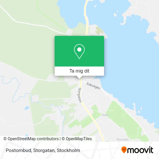 Postombud, Storgatan karta