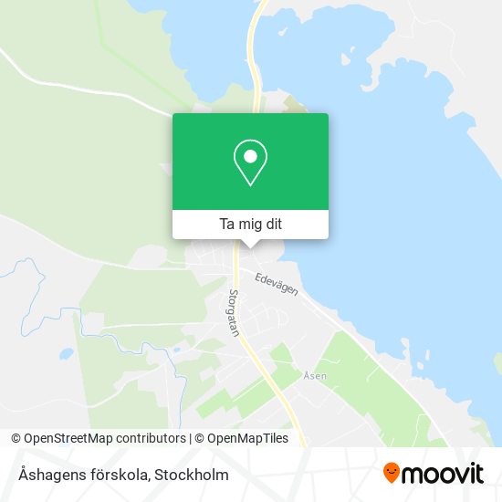 Åshagens förskola karta