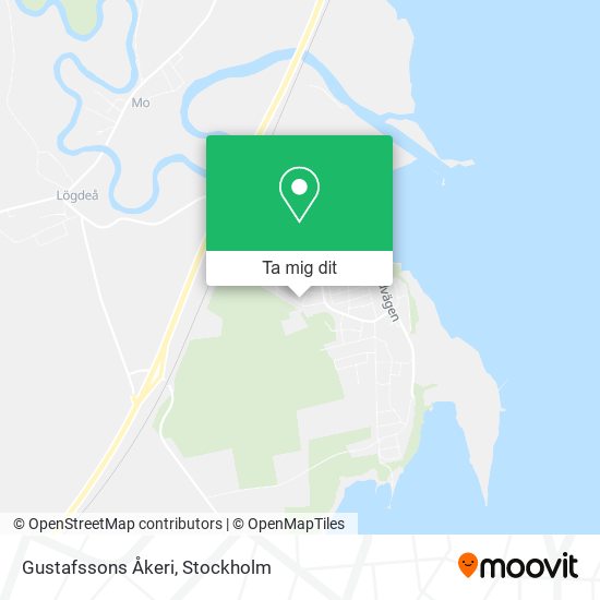 Gustafssons Åkeri karta