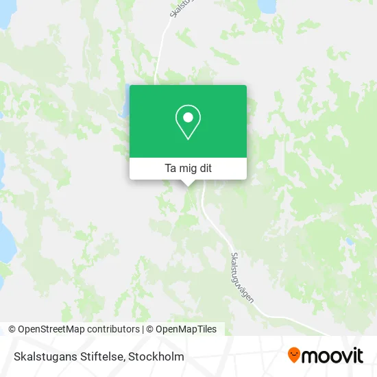 Skalstugans Stiftelse karta