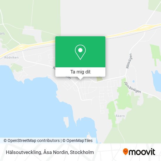 Hälsoutveckling, Åsa Nordin karta
